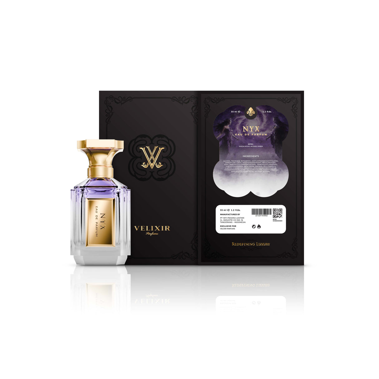 Velixir Parfums Nyx Eau de Parfum for Unisex